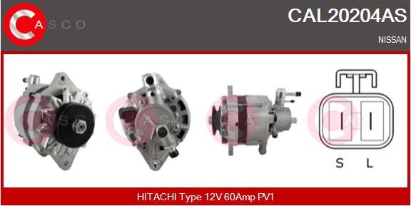 Casco CAL20204AS - Генератор vvparts.bg