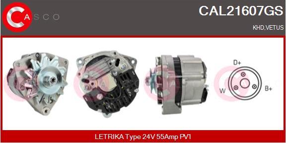 Casco CAL21607GS - Генератор vvparts.bg