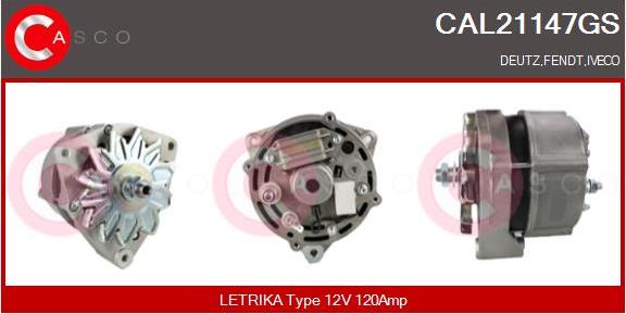 Casco CAL21147GS - Генератор vvparts.bg