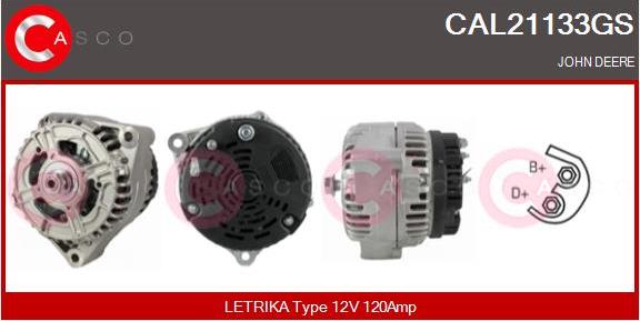 Casco CAL21133GS - Генератор vvparts.bg