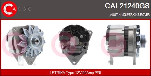 Casco CAL21240GS - Генератор vvparts.bg