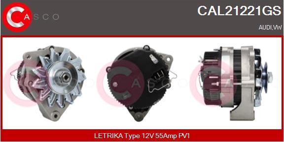 Casco CAL21221GS - Генератор vvparts.bg