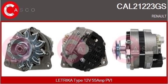 Casco CAL21223GS - Генератор vvparts.bg