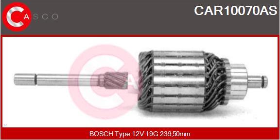 Casco CAR10070AS - Ротор, стартер vvparts.bg