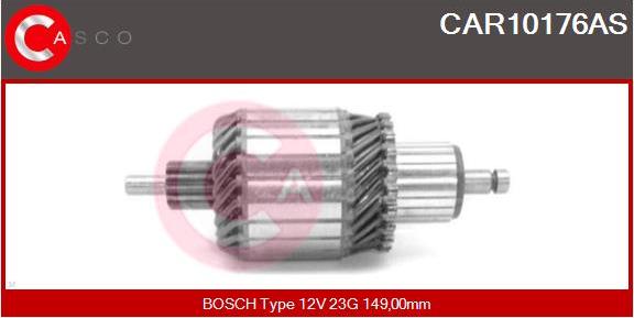 Casco CAR10176AS - Ротор, стартер vvparts.bg