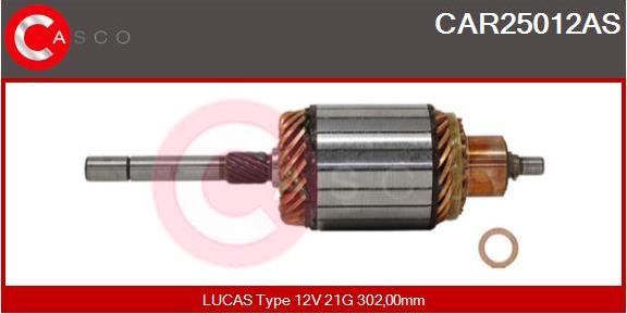Casco CAR25012AS - Ротор, стартер vvparts.bg