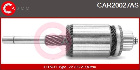 Casco CAR20027AS - Ротор, стартер vvparts.bg