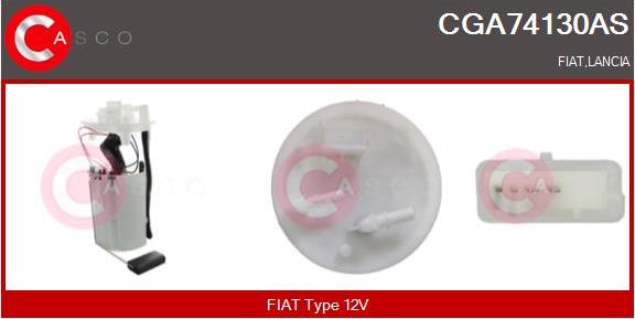 Casco CGA74130AS - Горивопроводен модул (горивна помпа+сонда) vvparts.bg