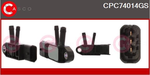 Casco CPC74014GS - Преобразувател на налягане, регулиране на изпускателната сис vvparts.bg