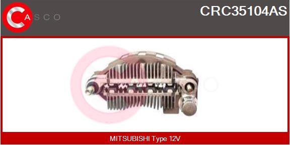 Casco CRC35104AS - Изправител, генератор vvparts.bg