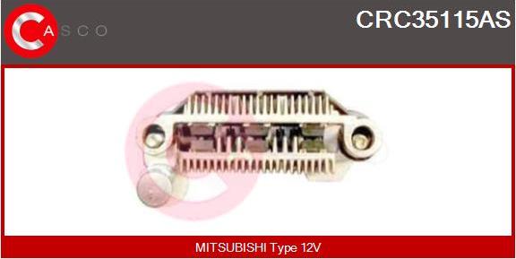 Casco CRC35115AS - Изправител, генератор vvparts.bg