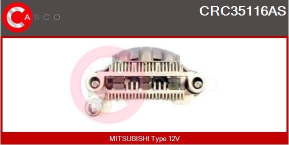 Casco CRC35116AS - Изправител, генератор vvparts.bg