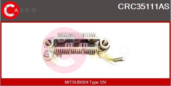 Casco CRC35111AS - Изправител, генератор vvparts.bg