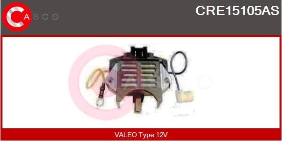 Casco CRE15105AS - Регулатор на генератор vvparts.bg