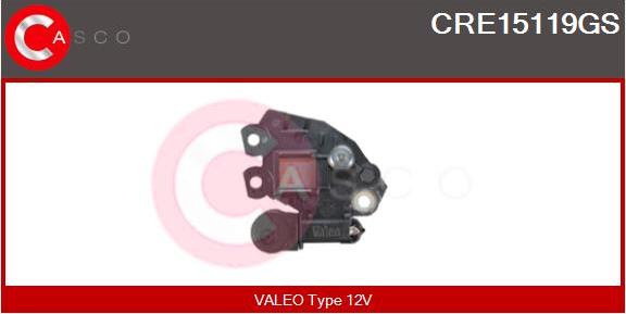 Casco CRE15119GS - Регулатор на генератор vvparts.bg