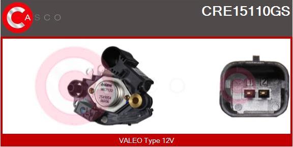 Casco CRE15110GS - Регулатор на генератор vvparts.bg