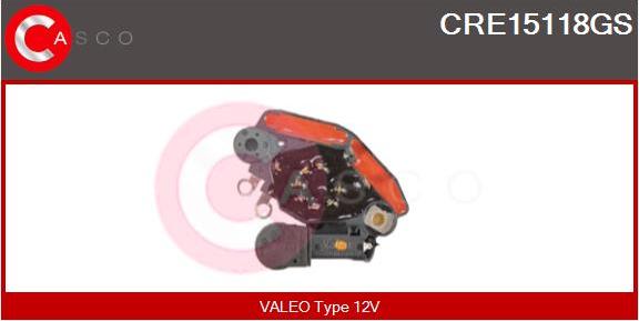 Casco CRE15118GS - Регулатор на генератор vvparts.bg