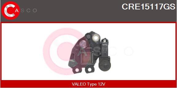 Casco CRE15117GS - Регулатор на генератор vvparts.bg