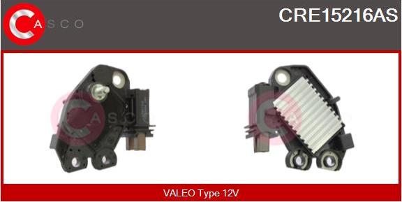 Casco CRE15216AS - Регулатор на генератор vvparts.bg
