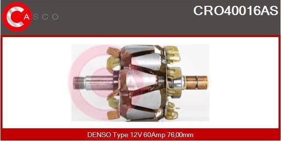 Casco CRO40016AS - Ротор, генератор vvparts.bg