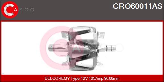 Casco CRO60011AS - Ротор, генератор vvparts.bg