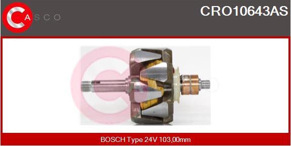 Casco CRO10643AS - Ротор, генератор vvparts.bg