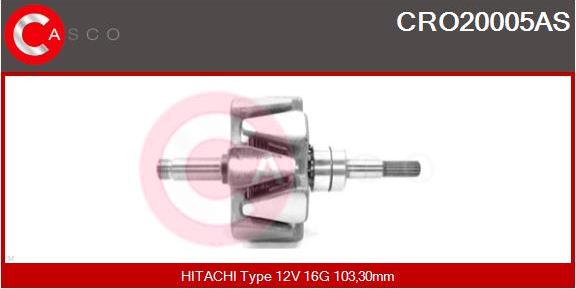 Casco CRO20005AS - Ротор, генератор vvparts.bg