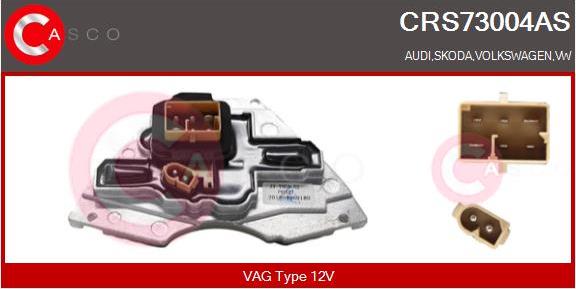 Casco CRS73004AS - Съпротивление, вентилатор за вътрешно пространство vvparts.bg
