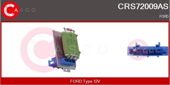 Casco CRS72009AS - Съпротивление, вентилатор за вътрешно пространство vvparts.bg