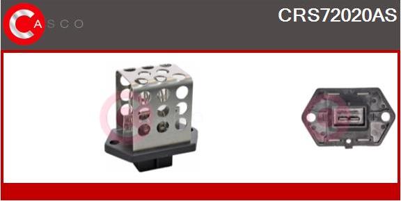 Casco CRS72020AS - Резистор, електромотор-вентилатор охлаждане vvparts.bg
