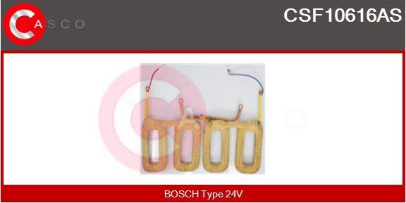 Casco CSF10616AS - Възбудителна намотка, стартер vvparts.bg