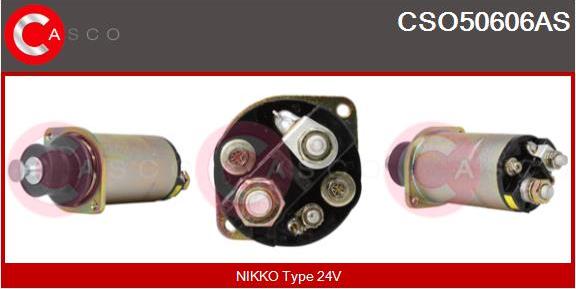 Casco CSO50606AS - Магнитен превключвател, стартер vvparts.bg