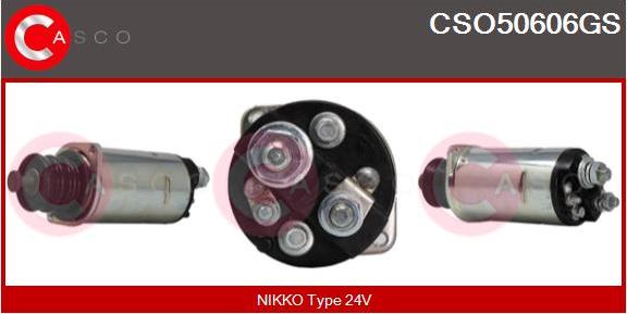 Casco CSO50606GS - Магнитен превключвател, стартер vvparts.bg