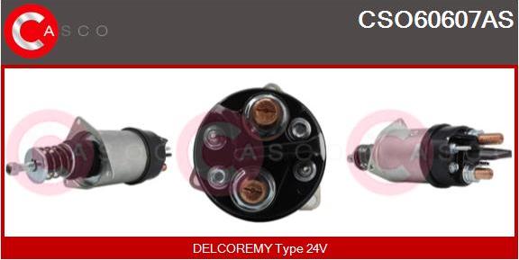 Casco CSO60607AS - Магнитен превключвател, стартер vvparts.bg