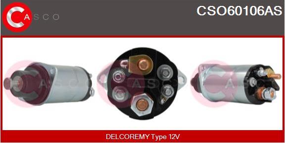 Casco CSO60106AS - Магнитен превключвател, стартер vvparts.bg