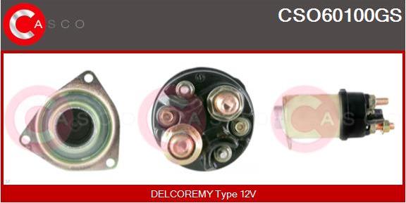 Casco CSO60100GS - Магнитен превключвател, стартер vvparts.bg