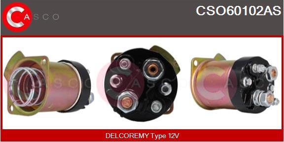 Casco CSO60102AS - Магнитен превключвател, стартер vvparts.bg