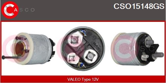 Casco CSO15148GS - Магнитен превключвател, стартер vvparts.bg