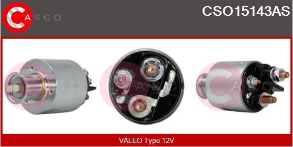 Casco CSO15143AS - Магнитен превключвател, стартер vvparts.bg