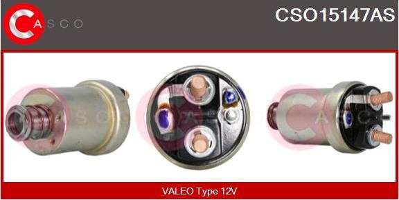 Casco CSO15147AS - Магнитен превключвател, стартер vvparts.bg