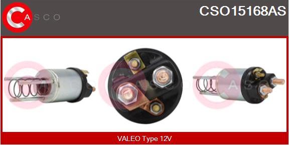 Casco CSO15168AS - Магнитен превключвател, стартер vvparts.bg