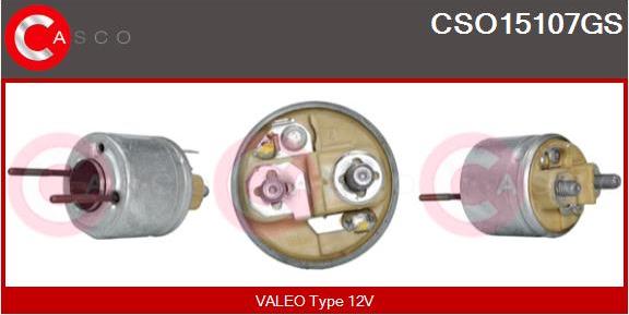 Casco CSO15107GS - Магнитен превключвател, стартер vvparts.bg