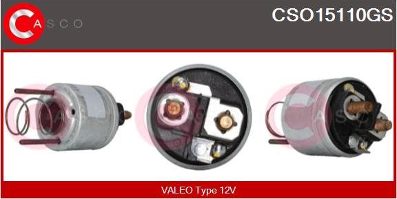 Casco CSO15110GS - Магнитен превключвател, стартер vvparts.bg