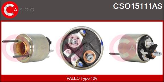 Casco CSO15111AS - Магнитен превключвател, стартер vvparts.bg
