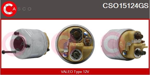 Casco CSO15124GS - Магнитен превключвател, стартер vvparts.bg