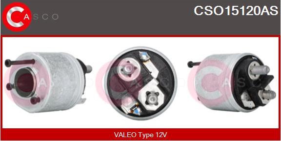 Casco CSO15120AS - Магнитен превключвател, стартер vvparts.bg