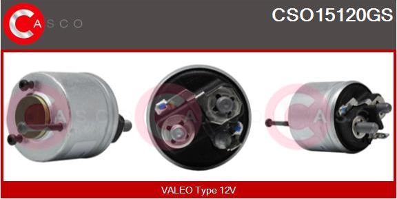 Casco CSO15120GS - Магнитен превключвател, стартер vvparts.bg