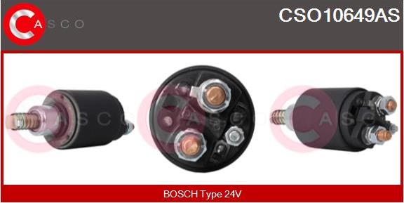 Casco CSO10649AS - Магнитен превключвател, стартер vvparts.bg