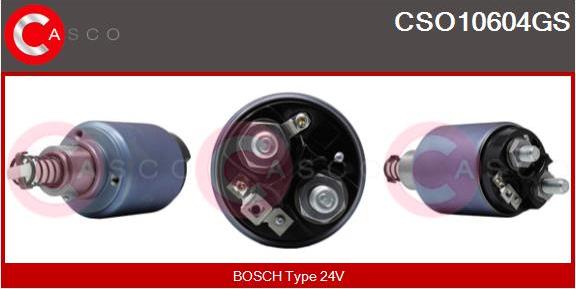 Casco CSO10604GS - Магнитен превключвател, стартер vvparts.bg