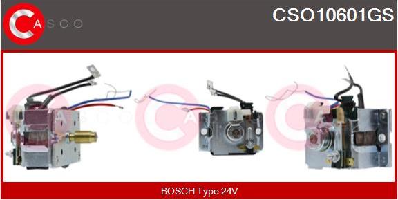 Casco CSO10601GS - Магнитен превключвател, стартер vvparts.bg